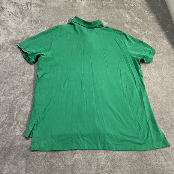 Polo Ralph Lauren Double Big Pony Polo Shirt Mens XXL 2XL Green Short Sleeve - Picture 5 of 7